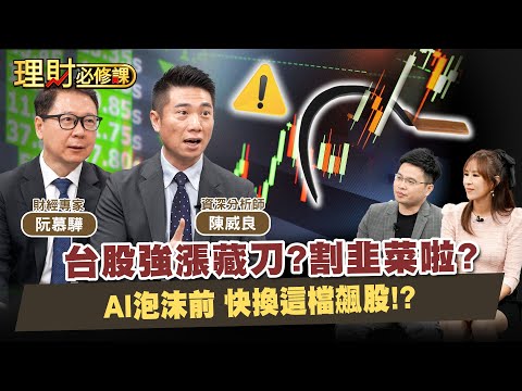 台股強漲藏刀?割韭菜啦?台積電這價錢快撿!?ft.阮慕驊.陳威良 【理財必修課】EP35 阿格力 詹璇依