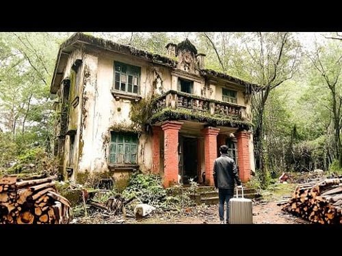 A young man bought a dilapidated two-story house and cleaned and renovated it