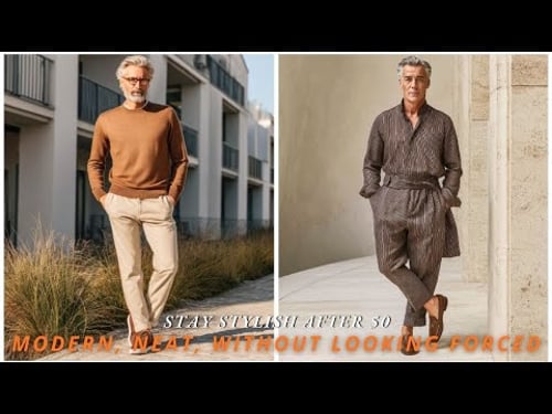 How to Dress Modern After 50 Without Trying Too Hard (20 Outfits) - men's fashion