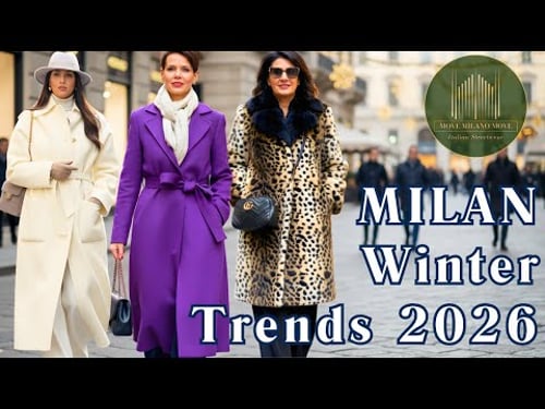 Winter 2026 Milan Street Style & Fashion Trends: The Elegance Italians Master | Fashion Vlog 🇮🇹
