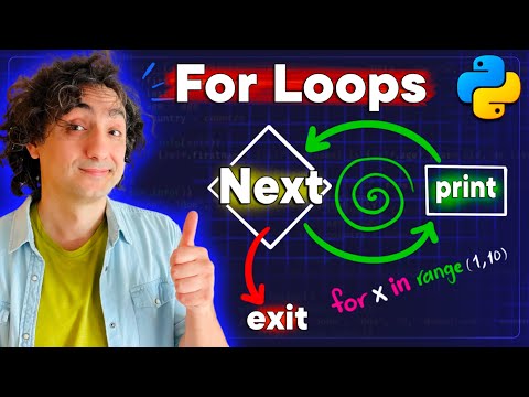 Python For Loops | Range & Real Use Cases | #Python Course 17