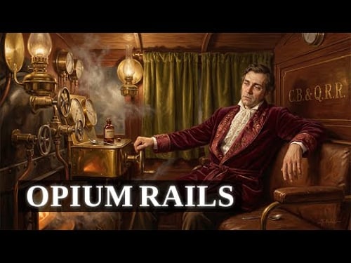 How the Opium Trade Built America's Railroad Empire | History For Sleep