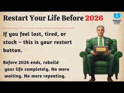Restart Your Life Before 2026 Ends | Learn English Through Story | English Listening Practice