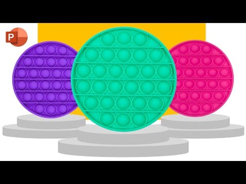 Carousel Animation on podium in PowerPoint