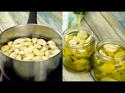 How to Preserve Garlic in Oil: the recipe step by step