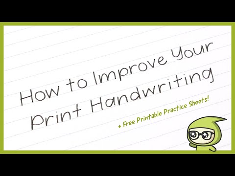 How to Improve Your PRINT Handwriting! 🖊️