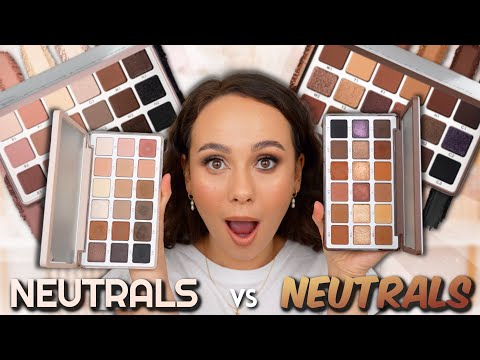 NATASHA DENONA EYE SCULPT TEXTURE & TONE PALETTES! Soft & Dramatic + Comparisons!