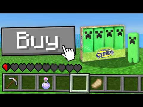 If I Take Damage I Have To Buy Weird Minecraft Merch...