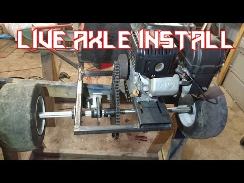 Predator 212 Go Kart Live Axle Install