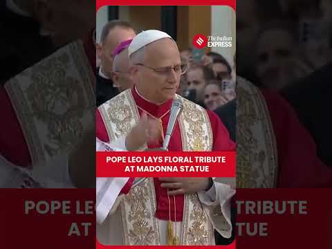 Pope Leo Offers Floral Tribute to Virgin Mary on Feast of Immaculate Conception
