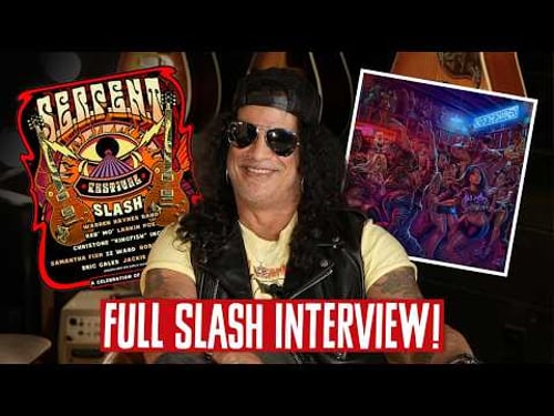 Full Slash Interview on New Blues Album, S.E.R.P.E.N.T. Festival, Guitar Gear, Pedal Steel & More