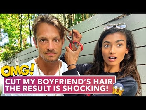 MY BF LET ME CUT HIS HAIR (RESULT IS SHOCKING!) || KELLY GALE