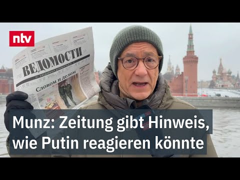 Munz: Zeitung gibt Hinweis, wie Putin reagieren könnte - Moskaus Reaktion auf Friedensplan