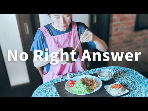 A Cozy Evening Cooking Alone | Ginger Pork & Cucumber Miso Soup
