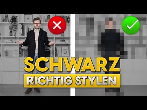 So stylst du Schwarz! Die besten Tipps und Outfits für Männer