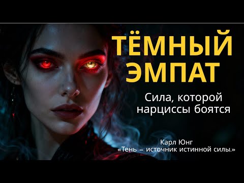 Тёмный Эмпат: Сила, от которой нарциссы сходят с ума (Ответ Юнга) #ТёмныйЭмпат #Психология #КарлЮнг