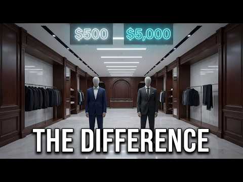 $500 Suit vs $5,000 Suit — The Difference Nobody Explains