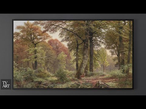 TV Art Screensaver | Breath of the Leaves | 2 Hour Relaxing 4K Painting