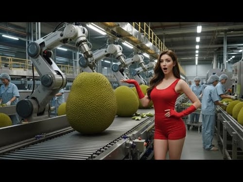 Inside a Factory: How MILLIONS of Jackfruit Chips Are Made (Full Process)