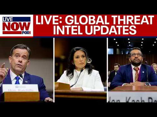 LIVE: Tulsi Gabbard testifies on global threats, Kash Patel, John Ratcliffe