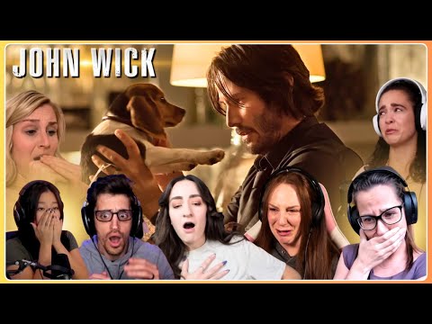 Emotional John Wick Puppy Scene 😭 First Time Watching Movie Reaction Compilation