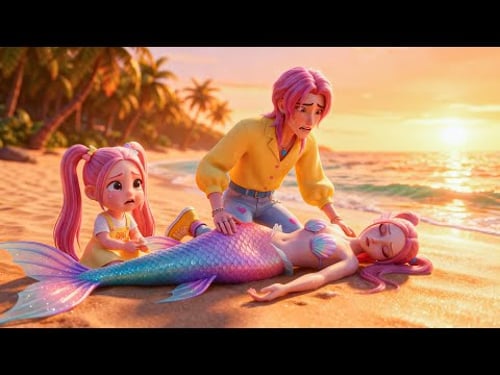 Rescue the Mermaid Mira Stranded on The Beach A Heartwarming Storyđ | KPOP Demon Hunters