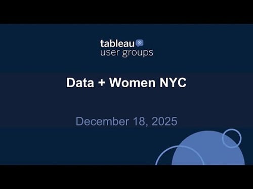Data+Women NYC 18 Dec 2025