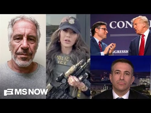 How EPSTEIN PLAYBOOK can get DHS Chief Noem FIRED: Ari Melber on Trump retreat and Dem push