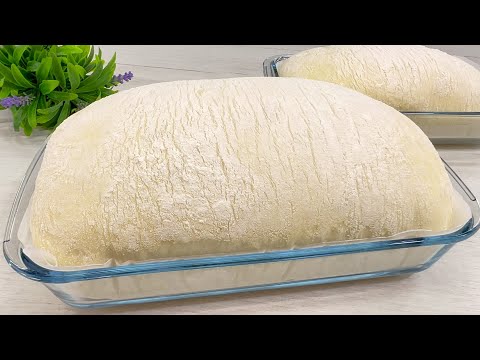 Better than ciabatta. My German grandmother's recipe. No-knead bread.