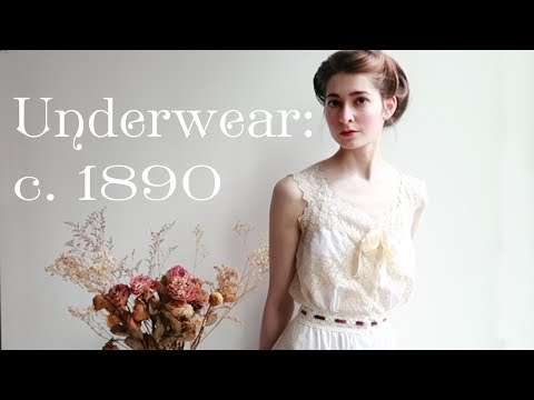 Making Some Frilly Victorian Underwear || 1890s Combinations