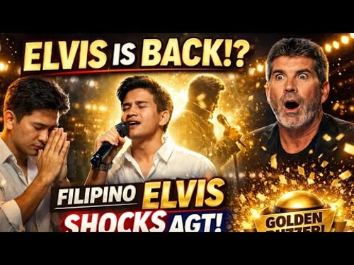 When Elvis Presley Returned on America's Got Talent – Filipino Singer STUNS Simon Cowell! 😱🎤