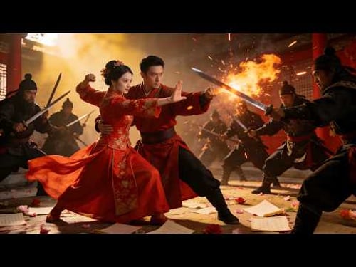 大婚當日,惡賊圍攻新婚夫妻,誰料新娘竟是頂尖功夫高手!