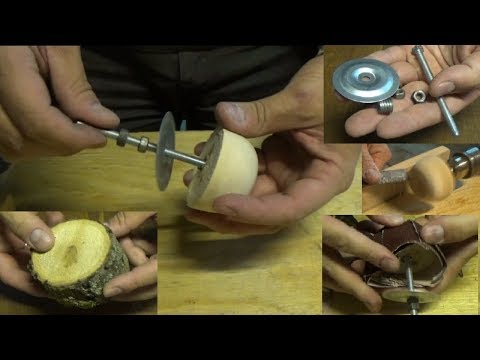 Improved attachment on a drill for grinding recesses