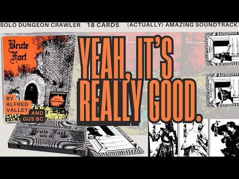 Alfred Valley Just Made a Solo Dungeon Crawl Card Game. It's...uh..the Best One now (BRUTE FORT!!)