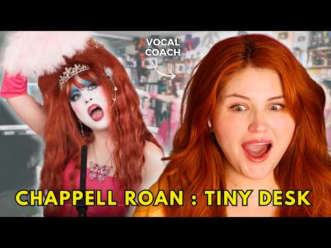 Chappell Roan Tiny Desk | VOCAL COACH REACTS