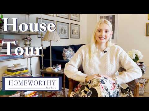 NYC APARTMENT TOUR | A Chic 500 Sq Ft Studio Filled with Vintage Finds & DIY Decor