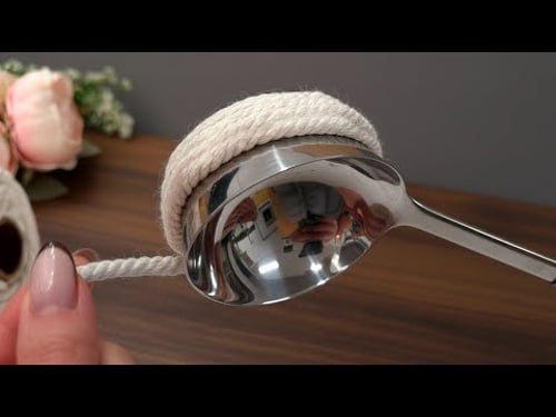 I make MANY of them and SELL them all! π Incredible IDEA from kitchen utensils and Rope! DIY