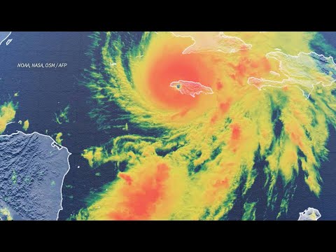 Animated map shows path of Hurricane Melissa as it hits Jamaica | AFP