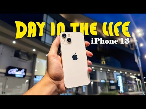 A Day In The Life With iPhone 13 - (Camera & Battery Test)