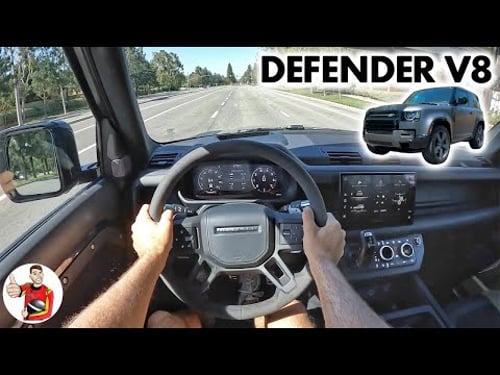 The 2022 Land Rover Defender 90 V8 is for Bond Villains with Big Budgets (POV Drive Review)