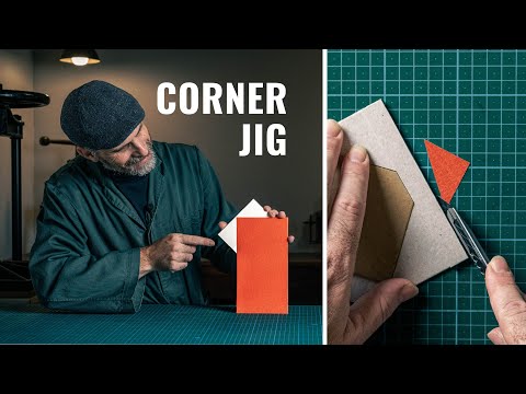 Corner Cutting Jig for Bookbinding in 3.5 Minutes!