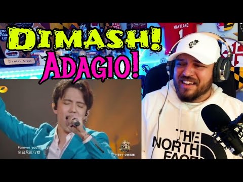 HE SLAYED THIS! Adagio - Dimash | REACTION!!