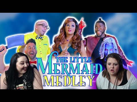 BEST FRIEND REACTS TO VOICEPLAY - THE LITTLE MERMAID MEDLEY (SHE ALMOST FAINTED)