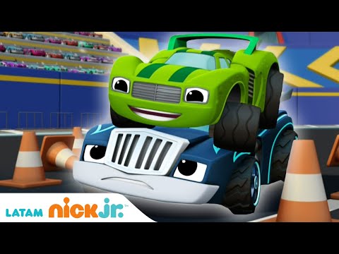 Blaze and the Monster Machines | Lo mejor de Crusher y Pickle - parte 3 | Nick Jr.
