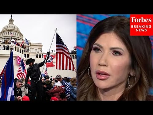 Reporter Grills Kristi Noem On 'Different Standard' For January 6 Protesters Than ICE Protesters