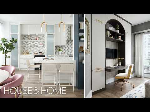 Interior Design: A Basic Condo Customized With Color, Pattern And Statement Lighting