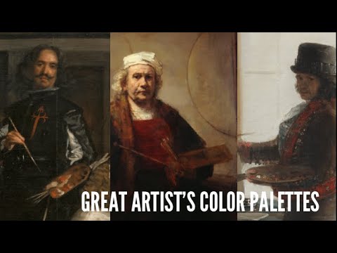 Great Artist´s Color Palettes