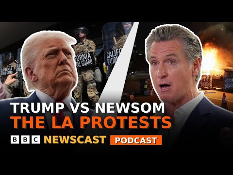 Why did Donald Trump send the National Guard and Marines to the LA ICE protests? | BBC Newscast