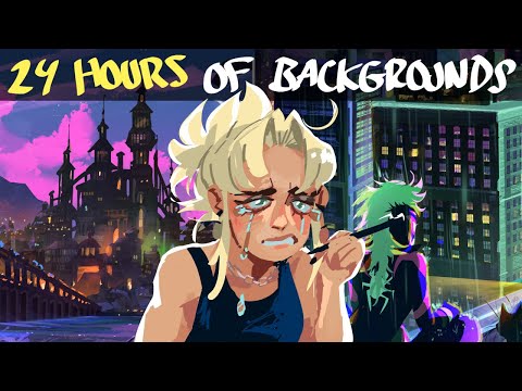 Painting backgrounds UNTIL I GET BETTER AT THEM 🙃