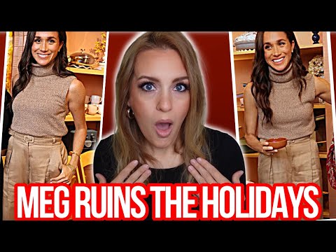 THE MEG WORE GIANT PANTS TO RUIN Thanksgiving AND Christmas #meghanmarkle #princeharry #sussexes